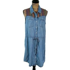 Women's Boho Denim Dress